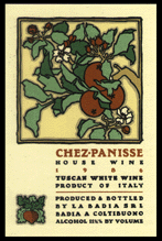 Chez Panisse 87 White graphic